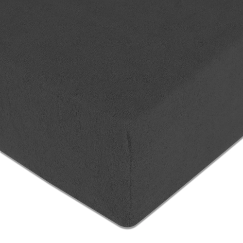 Prześcieradło Frotte 180 x 200 kol Ciemny Szary nr. 27